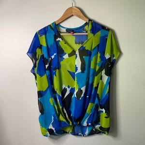 🔴VINCE CAMUTO 💙💚🖤 Sheer Sleeveless